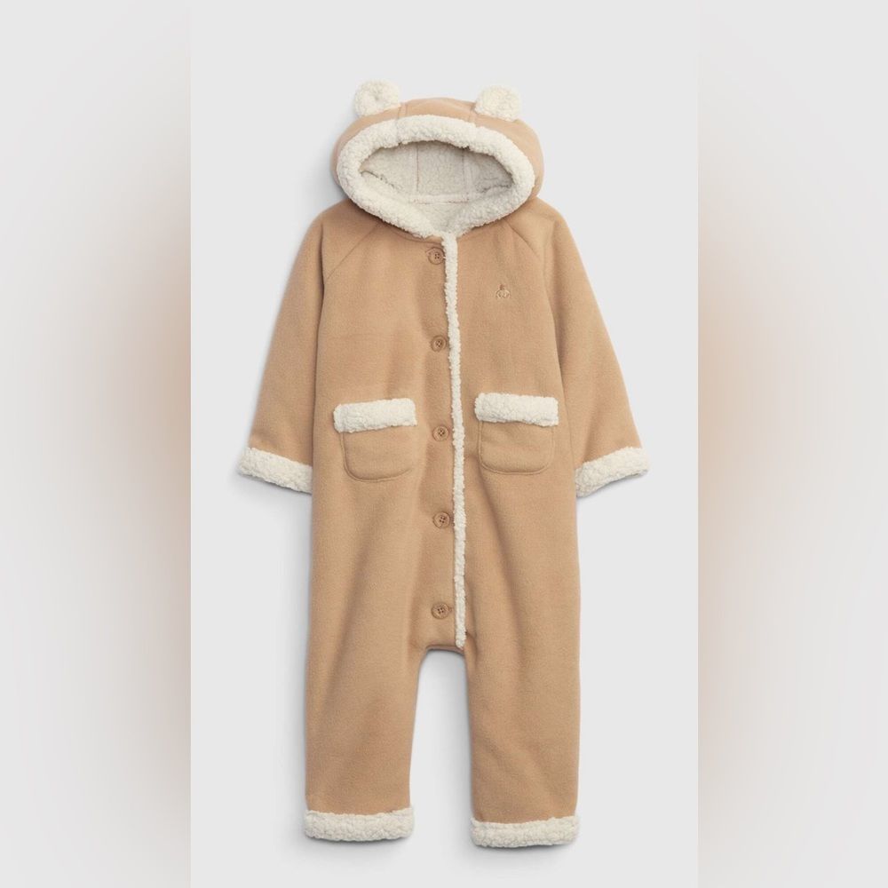 gap baby sherpa bear one piece